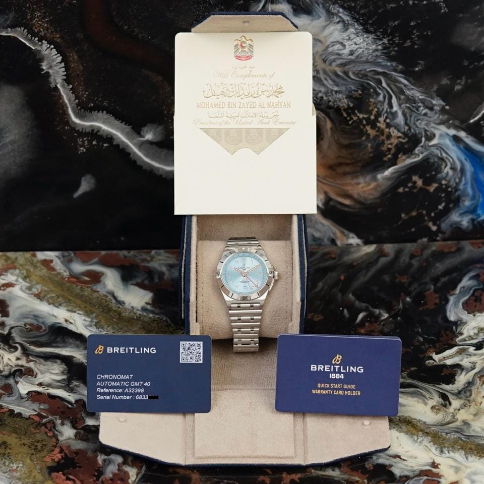 Breitling Chronomat GMTADMT UAE Abu Dhabi Edition Arabic Fullset 2024 Ref. A323989 A1 C1 A