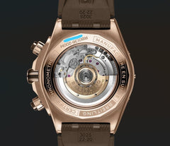 Breitling Chronomat Super Chronomat B01 44 18kt Rose Gold Havana Sundust Brown Edition 1/4th Second Chrono Full Set - Extremely Rare Highly Collectible Edition RB0136