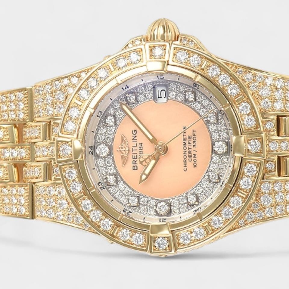 Breitling Starliner Limited 50 / Diamonds / Rose gold / 30 mm / H71340 BF/K517