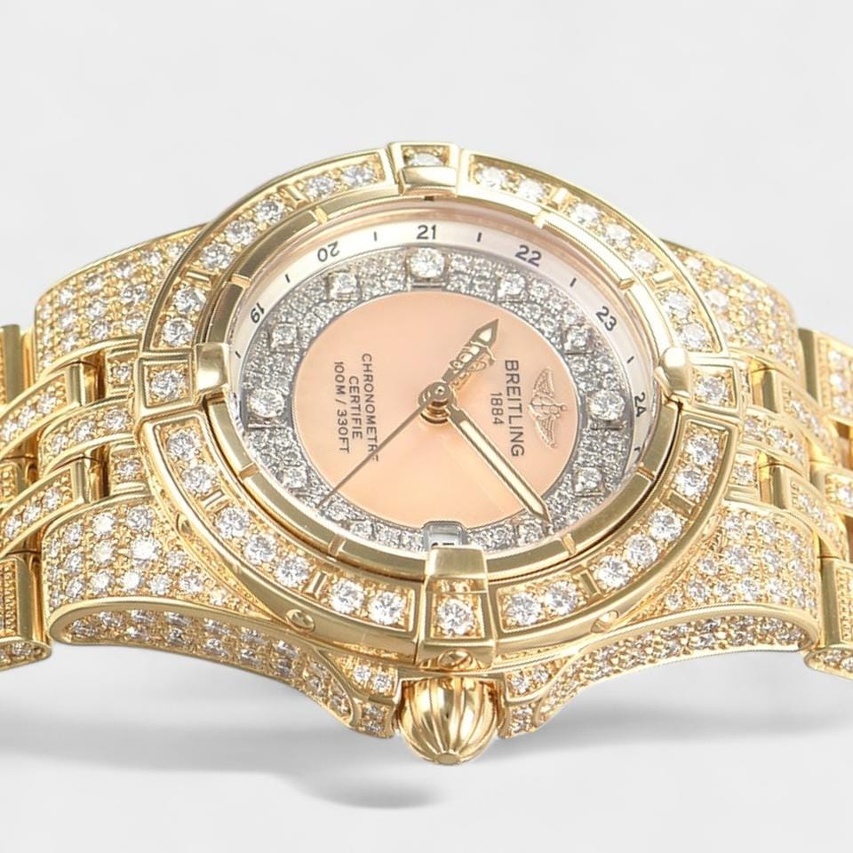 Breitling Starliner Limited 50 / Diamonds / Rose gold / 30 mm / H71340 BF/K517
