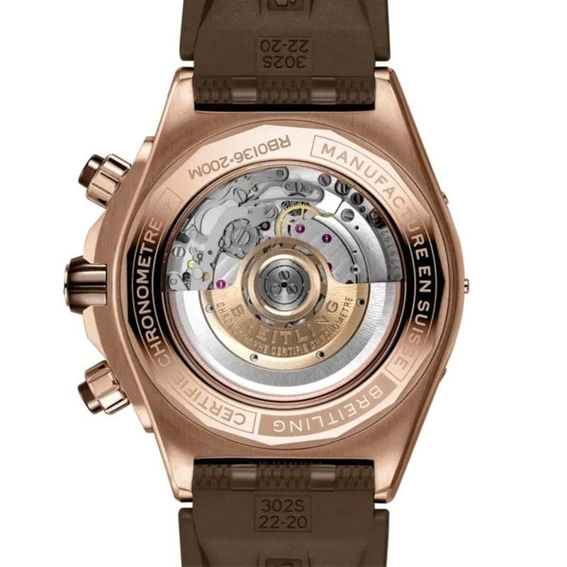 Breitling Chronomat Super Chronomat B01 44 MM Brown Dial Men's Watch RB0136 E31 Q1 S1
