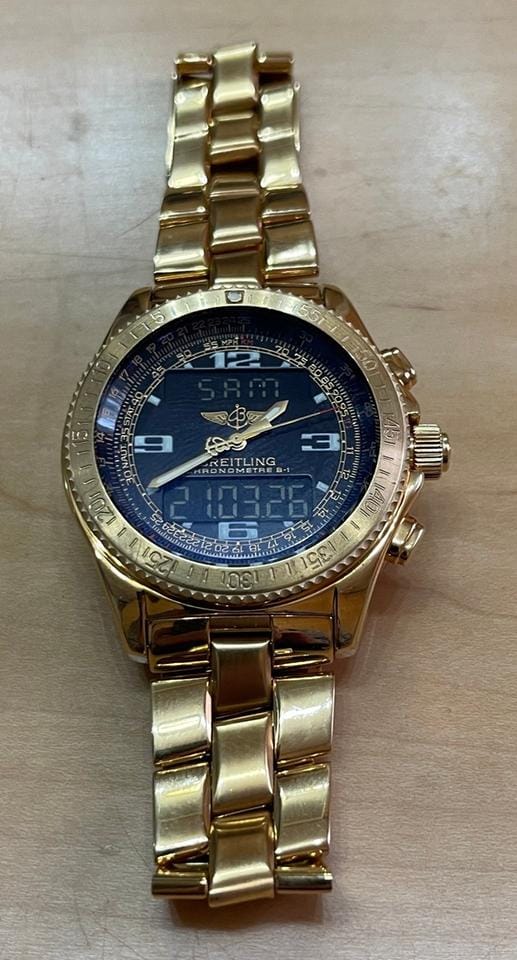Breitling B-1 B-1 In Gold 750/18 karat - Uhrgehäuse+Armband No020 262g