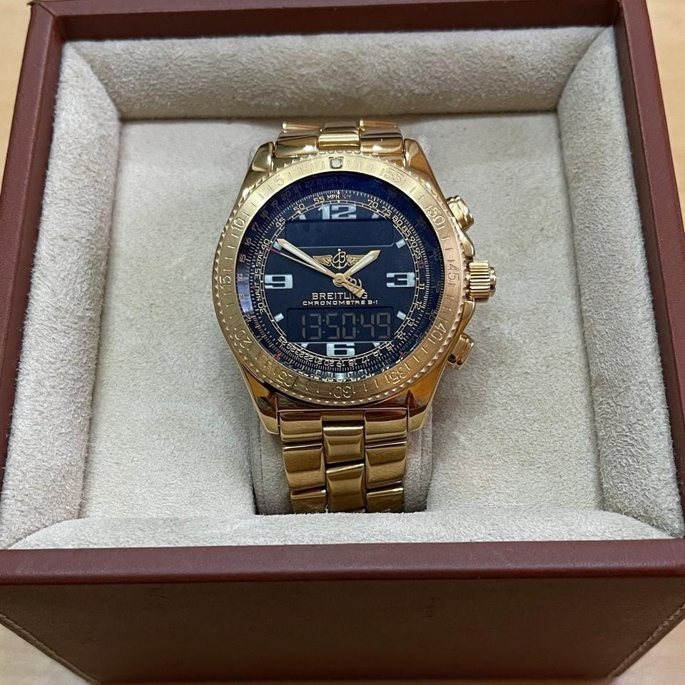 Breitling B-1 B-1 In Gold 750/18 karat - Uhrgehäuse+Armband No020 262g