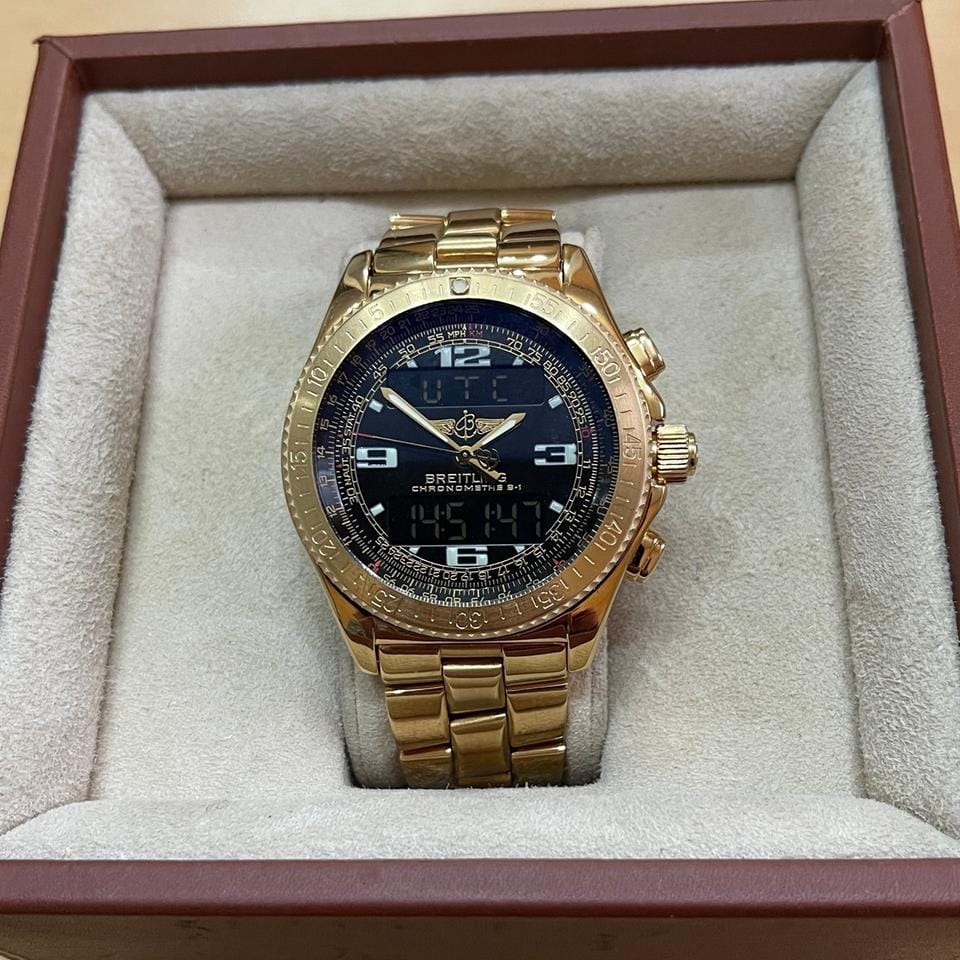 Breitling B-1 B-1 In Gold 750/18 karat - Uhrgehäuse+Armband No020 262g