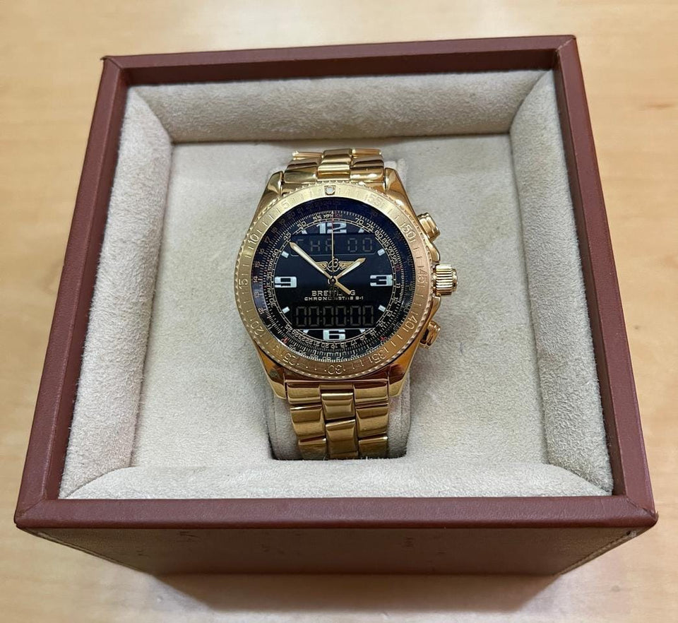 Breitling B-1 B-1 In Gold 750/18 karat - Uhrgehäuse+Armband No020 262g