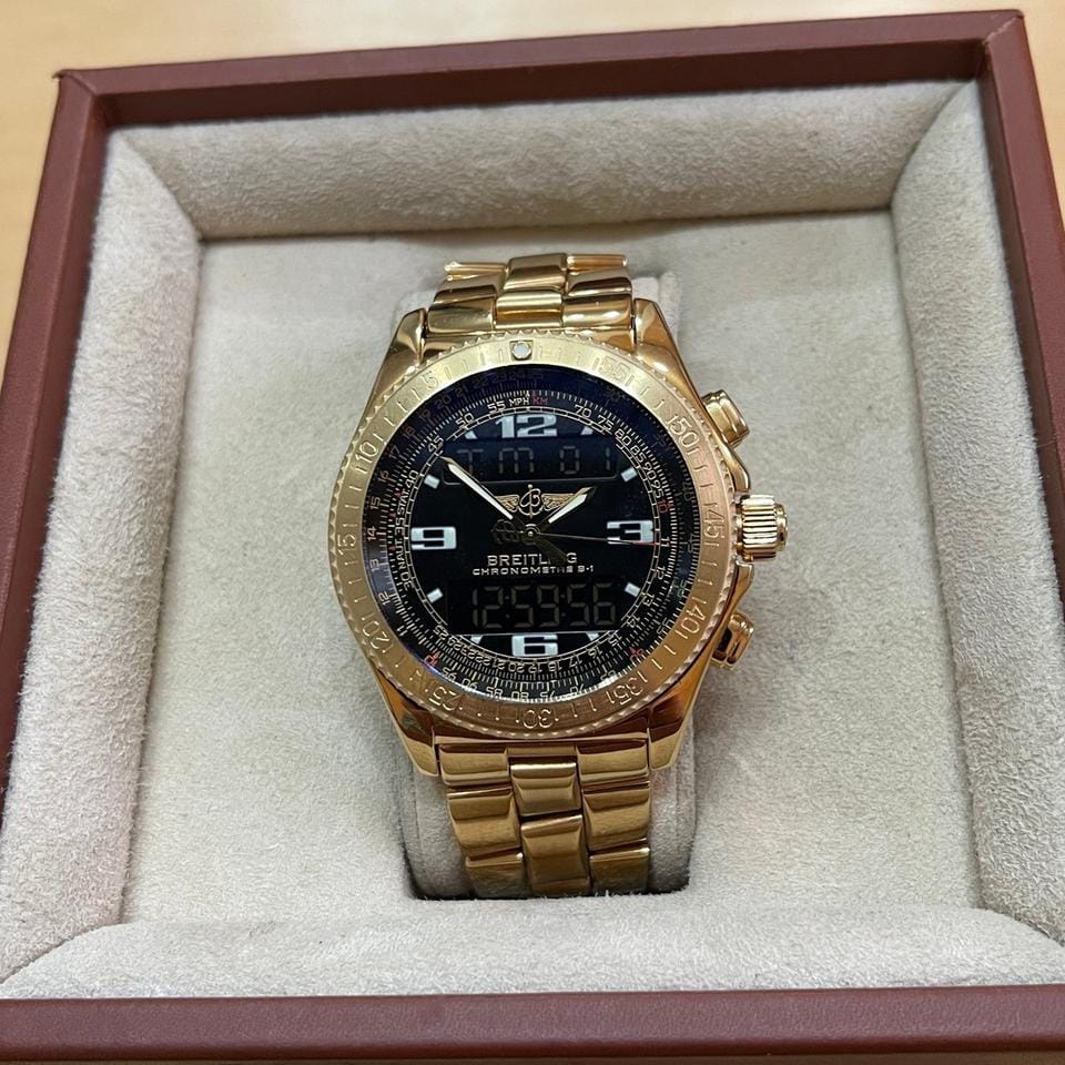 Breitling B-1 B-1 In Gold 750/18 karat - Uhrgehäuse+Armband No020 262g