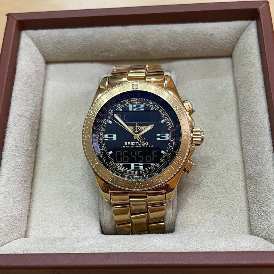 Breitling B-1 B-1 In Gold 750/18 karat - Uhrgehäuse+Armband No020 262g