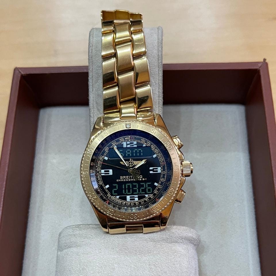 Breitling B-1 B-1 In Gold 750/18 karat - Uhrgehäuse+Armband No020 262g