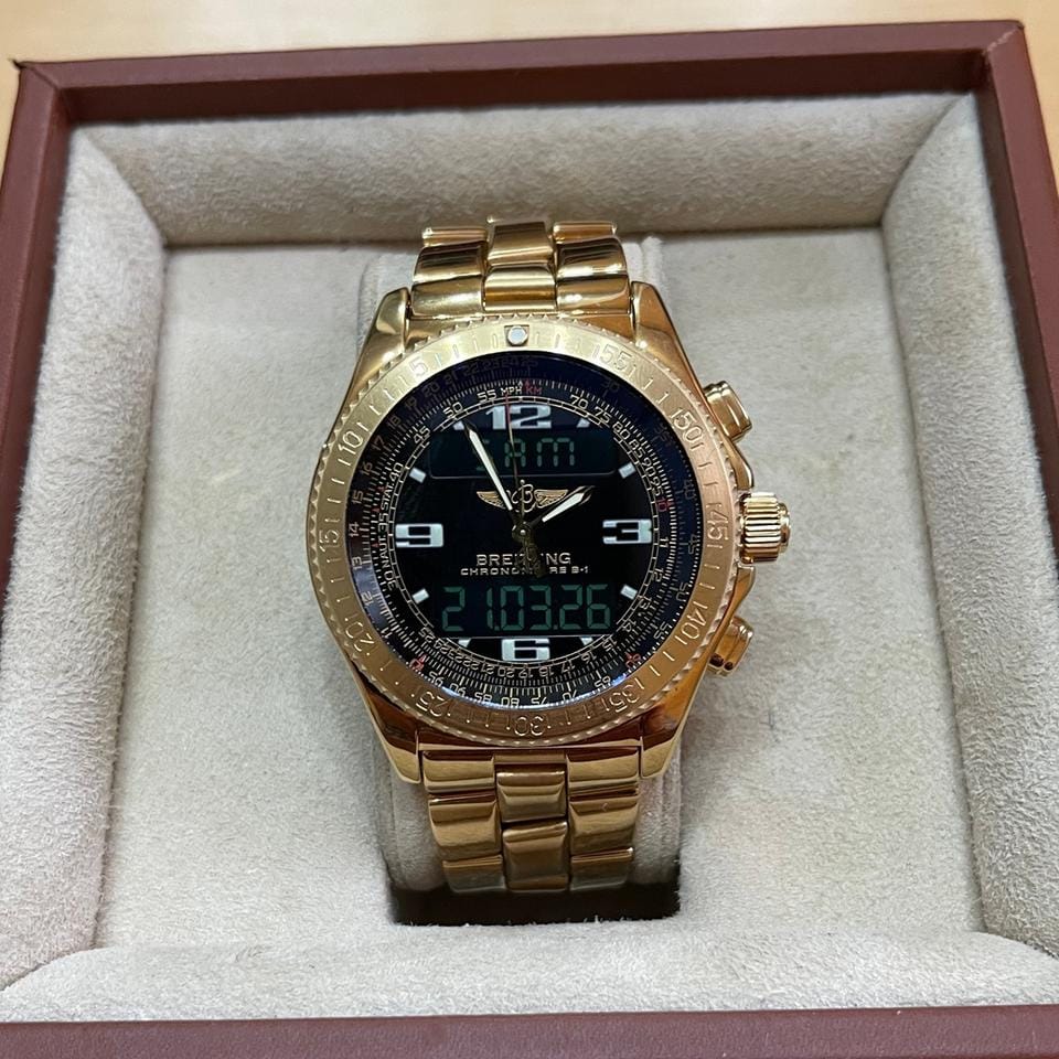 Breitling B-1 B-1 In Gold 750/18 karat - Uhrgehäuse+Armband No020 262g
