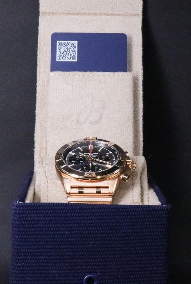 Breitling Chronomat B01 NEW 2023 VERKLEBT ROSEGOLD