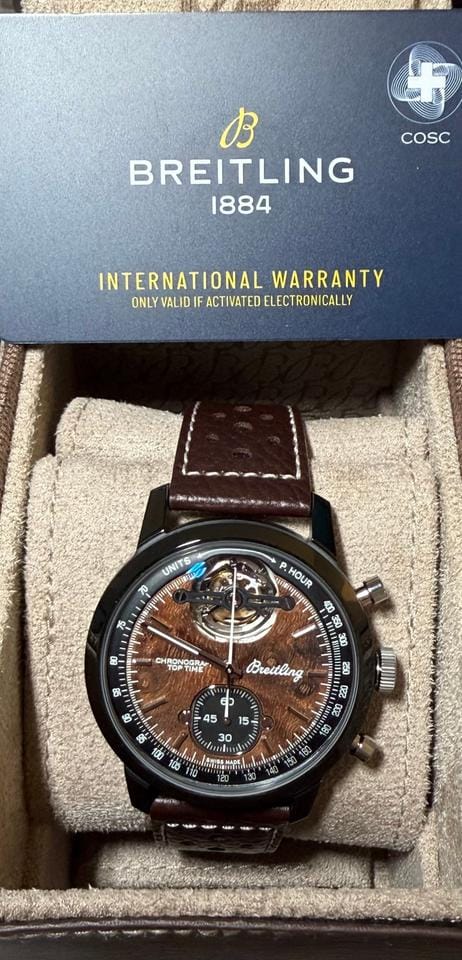 Breitling Top Time B21 Chevrolet Corvette Brand New Unworn Full Set Box and all Papers