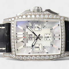 Breitling Bentley Flying BChronograph Limited 50 Diamond / White gold / 57.3x38.5 mm / Papers J4436563/A650