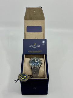 Breitling New 2025 - Superocean Heritage B01 Chronograph 42mm - Green Dial - Steel