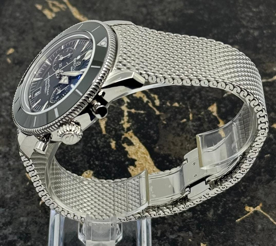 Breitling New 2025 - Superocean Heritage B01 Chronograph 42mm - Green Dial - Steel
