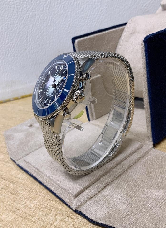 Breitling Superocean Heritage B01 Chronograph 42 Blue AB0156161 C1 A1 Unworn Box & Papers 2026