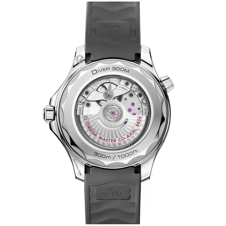 Omega Seamaster Diver 300 M42mm Gray Dial Diver 300m 42mm 210.32.42.20.06.002 Rubber strap
