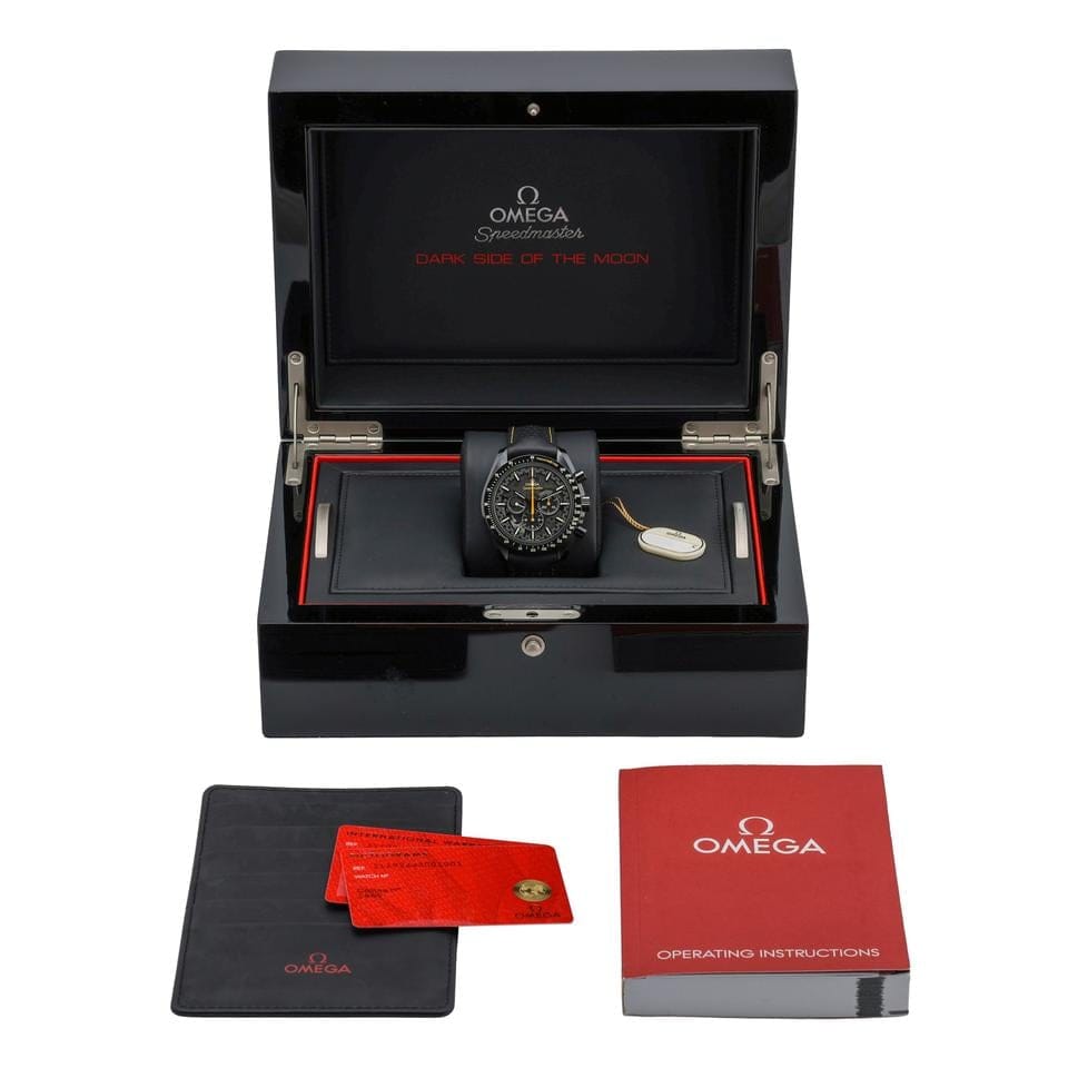 Omega Speedmaster Dark Side Of The Moon FULL SET