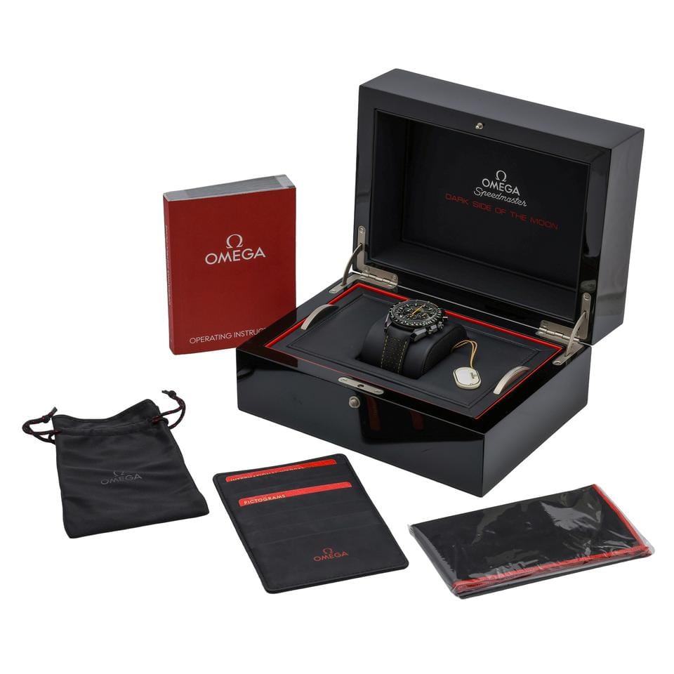 Omega Speedmaster Dark Side Of The Moon FULL SET