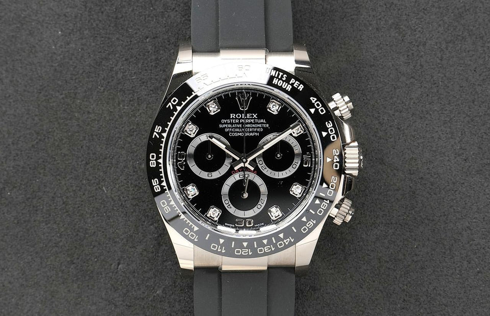 Rolex | Daytona | 116519LN | White gold | 40 mm | Rubber | Black | Automatic