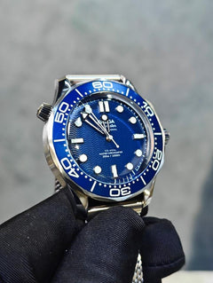 Omega Seamaster Diver 300 Mbasel one Seamaster Diver 300 M James Bond 007 60th Anniversary milan strap 5 years international warranty