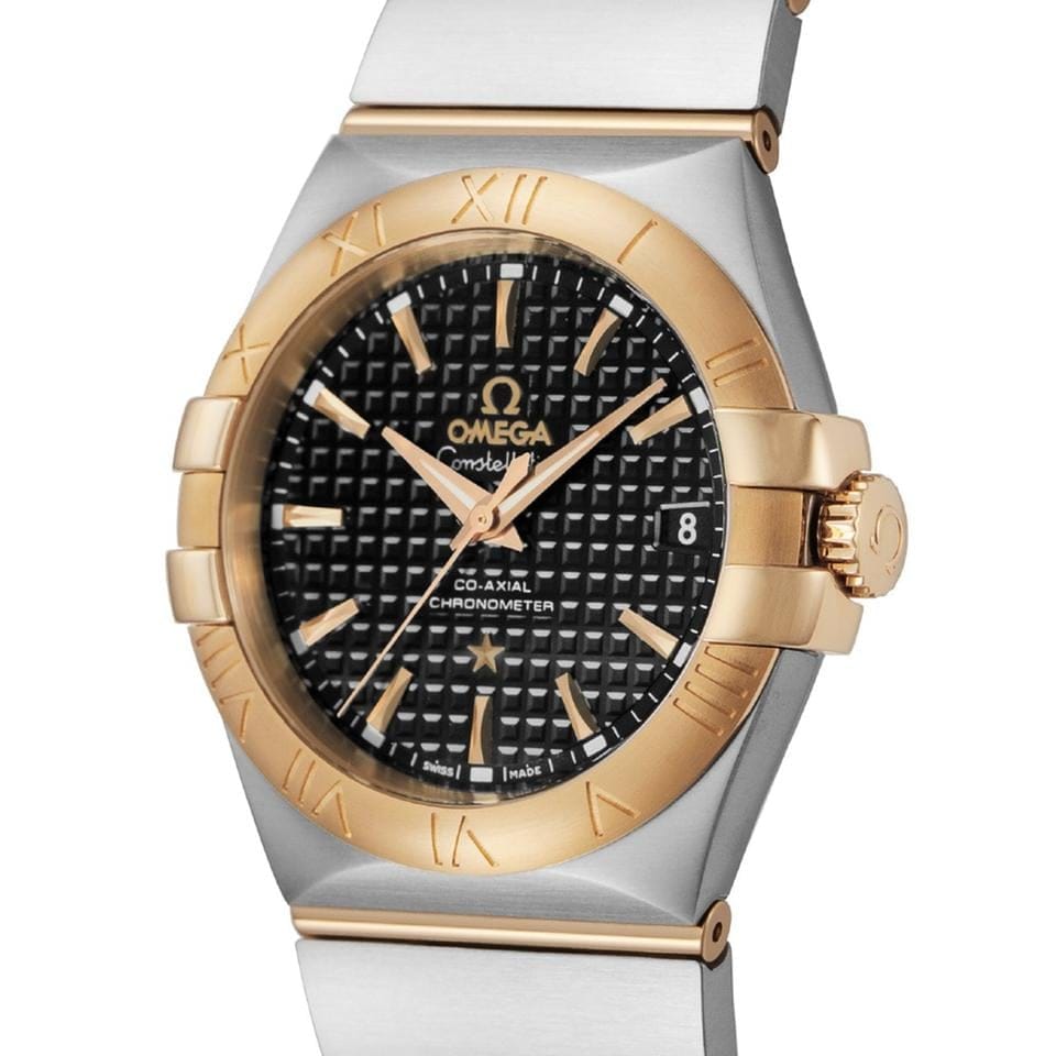 Omega Constellation5 Year Warranty Black 123.20.35.20.01.001 [Parallel Import]