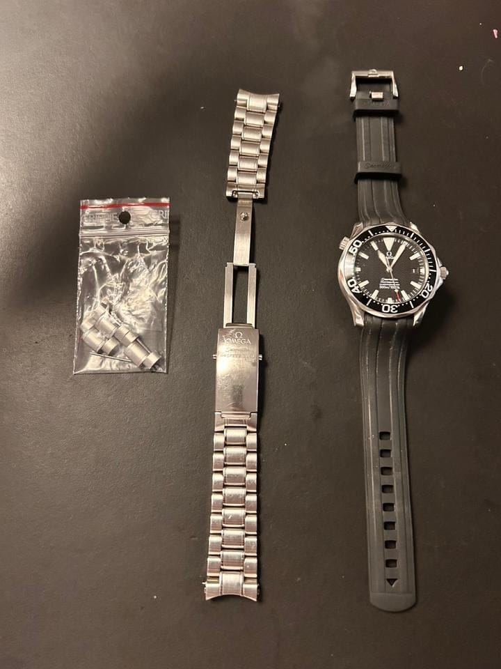 Omega Seamaster Diver 300 MFuldt sæt inkl. rubber strap