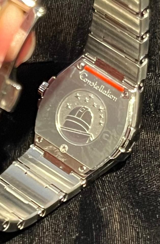 Omega Constellation Quartz Full Set/Unworn: Mother-of-Pearl Dial w Diamond Hour Marker