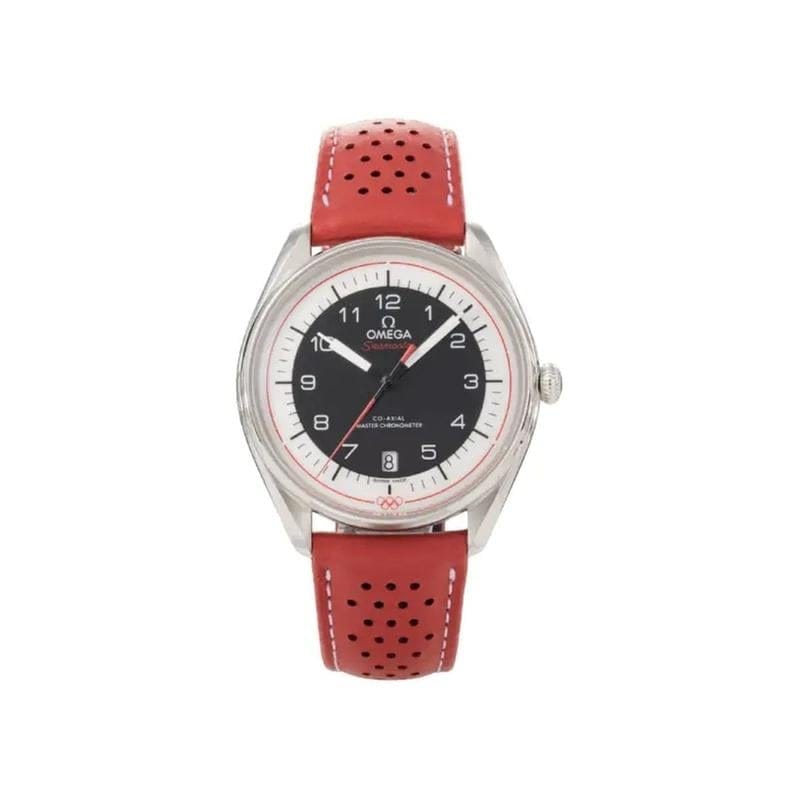 Omega Seamaster Olympic Official Timekeeper steel on leather strap 522.32.40.20.01.004