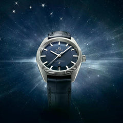 Omega Globemaster Constellation Globemaster Blue dial 39mm 130.33.39.21.03.001 Leather strap