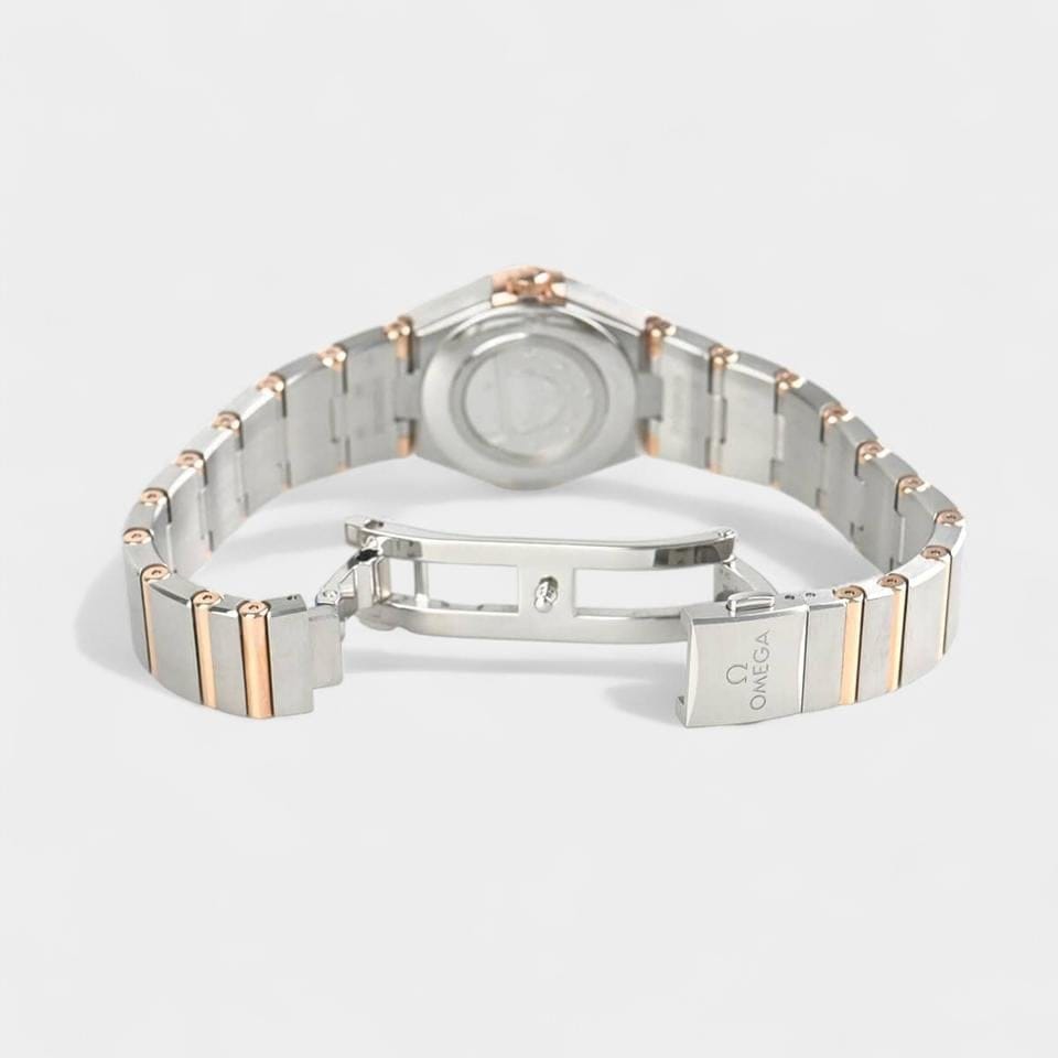 Omega Constellation Manhattan / Steel&Rose gold / 25 mm / Box&Papers / 131.20.25.60.13.001