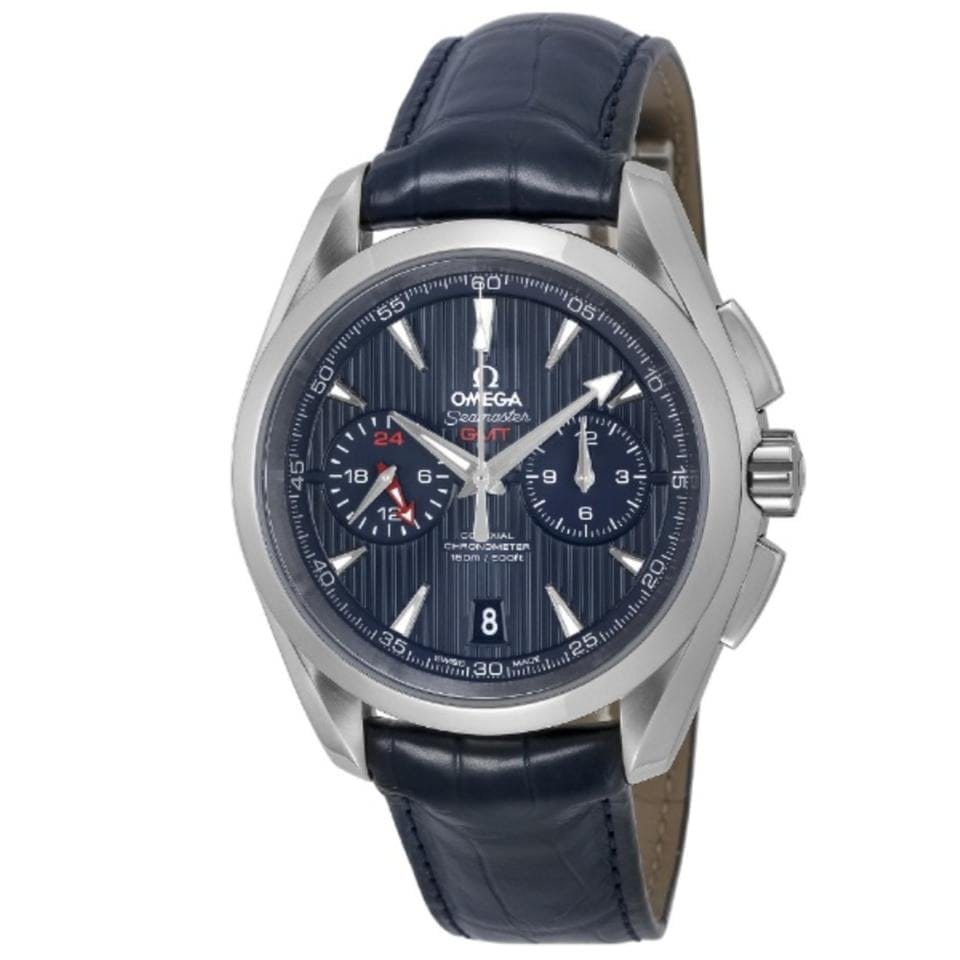 Omega Seamaster Aqua Terra231.13.43.52.03.001 Seamaster Aqua Terra 150 M Co-Axial 43 GMT Chronograph BC