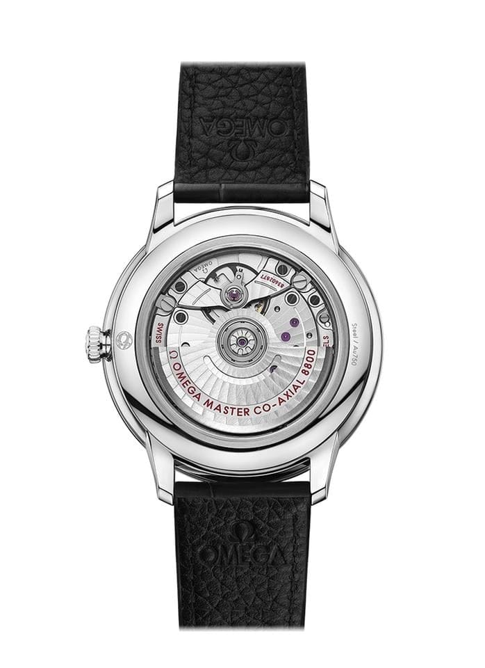Omega De Ville Prestige CO‑AXIAL Silver dial 40mm 434.13.40.20.02.001 Leather strap