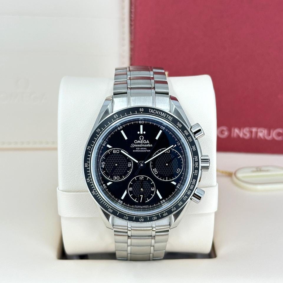 Omega Speedmaster Racing Unworn 2026 Speedmaster Racing Co-Axial Chronograph 326.30.40.50.01.001 box and papers