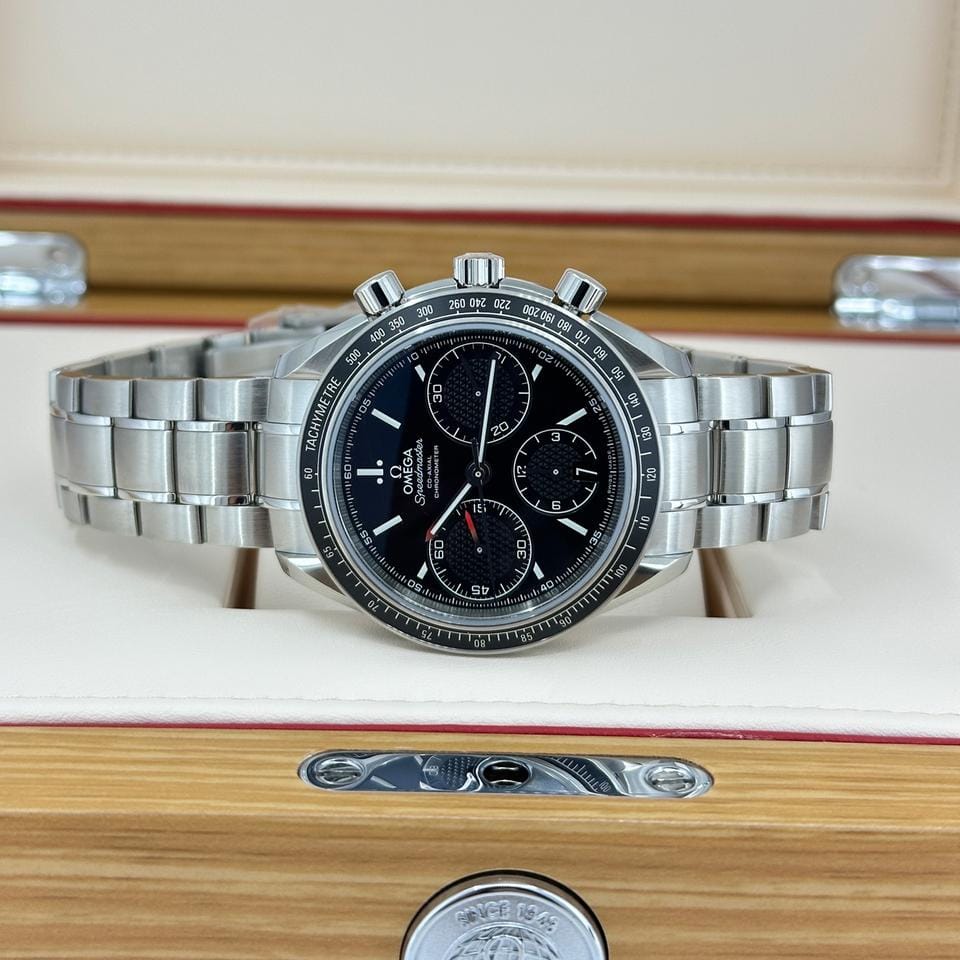 Omega Speedmaster Racing Unworn 2026 Speedmaster Racing Co-Axial Chronograph 326.30.40.50.01.001 box and papers