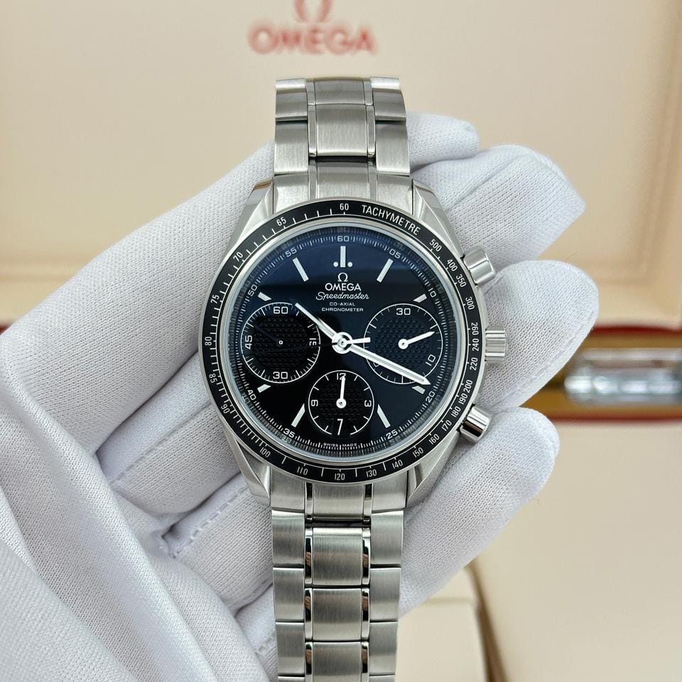 Omega Speedmaster Racing Unworn 2026 Speedmaster Racing Co-Axial Chronograph 326.30.40.50.01.001 box and papers