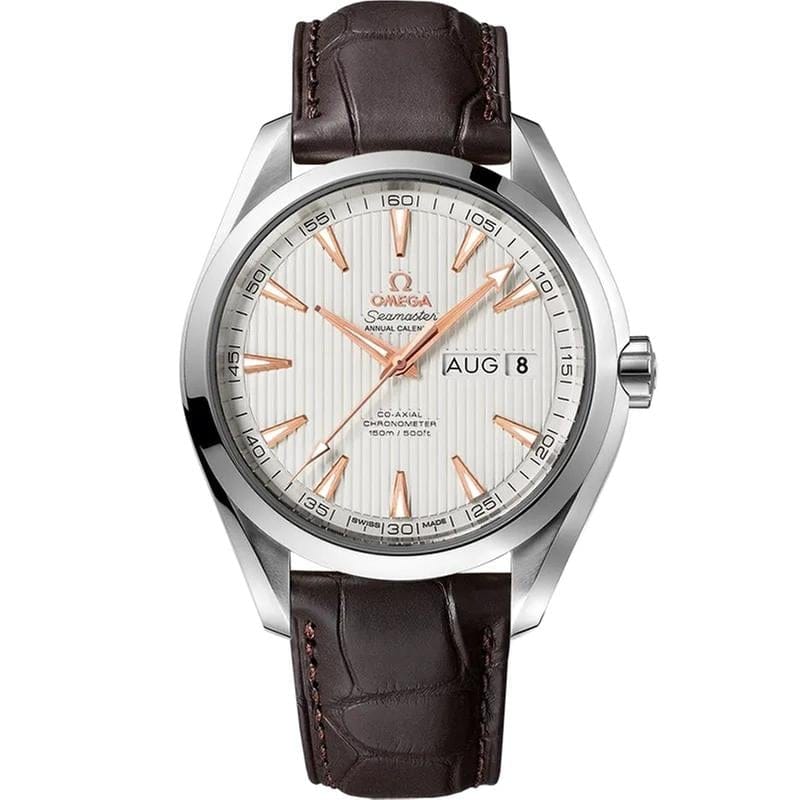 Omega Seamaster Aqua Terra150 M 43 mm steel on leather strap automatic 231.13.43.22.02.003