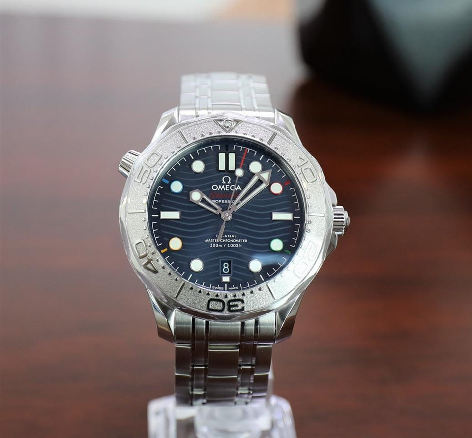 Omega Seamaster Diver 300 MBeijing 2022 - Special Edition - New - 522.30.42.20.04.001