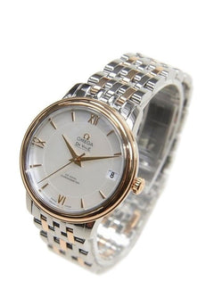 Omega De Ville Prestige33mm Red Gold & Steel Case White dial Red Gold & Steel Bracelet 424.20.33.20.05.002 NEW - Warranty start: 2023