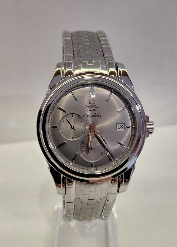 Omega De Ville Co-Axial Power Reserve NEW! Armadillo Bracelet
