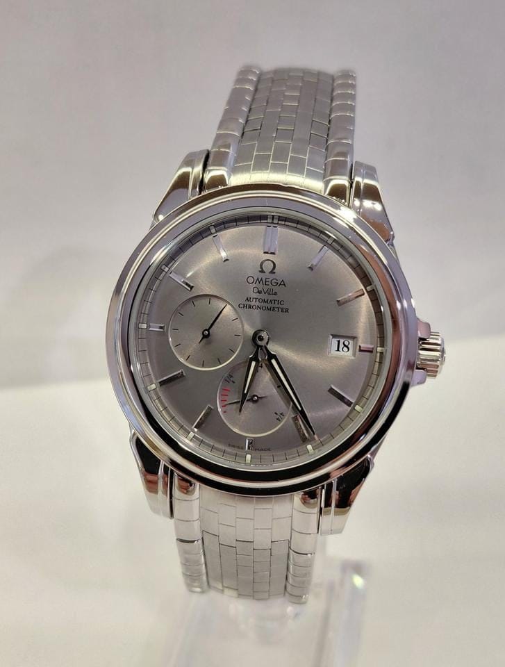 Omega De Ville Co-Axial Power Reserve NEW! Armadillo Bracelet