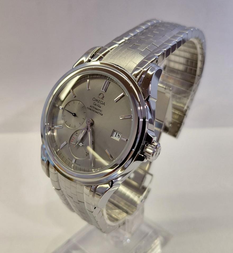 Omega De Ville Co-Axial Power Reserve NEW! Armadillo Bracelet