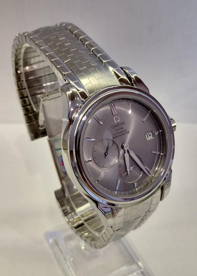 Omega De Ville Co-Axial Power Reserve NEW! Armadillo Bracelet