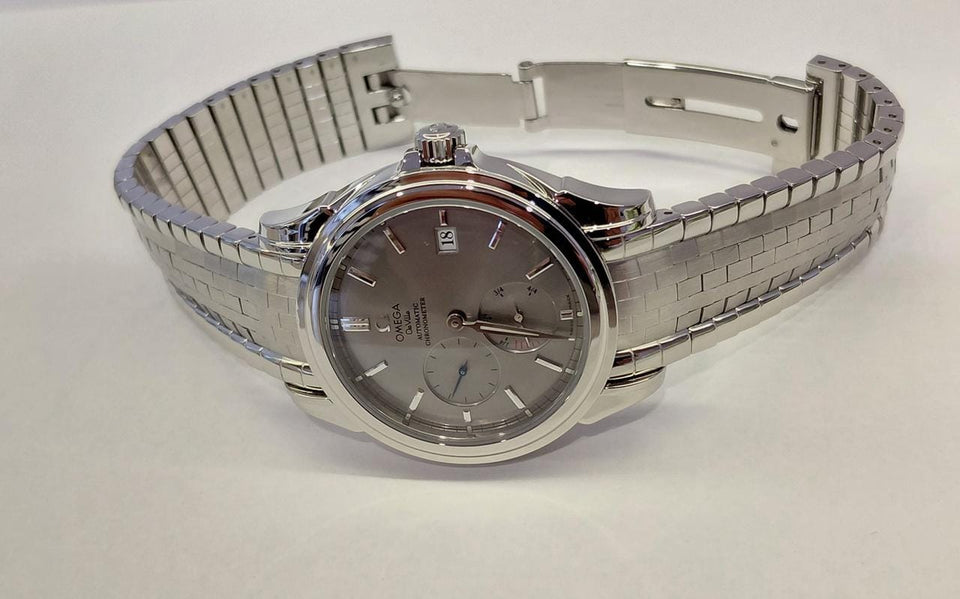 Omega De Ville Co-Axial Power Reserve NEW! Armadillo Bracelet