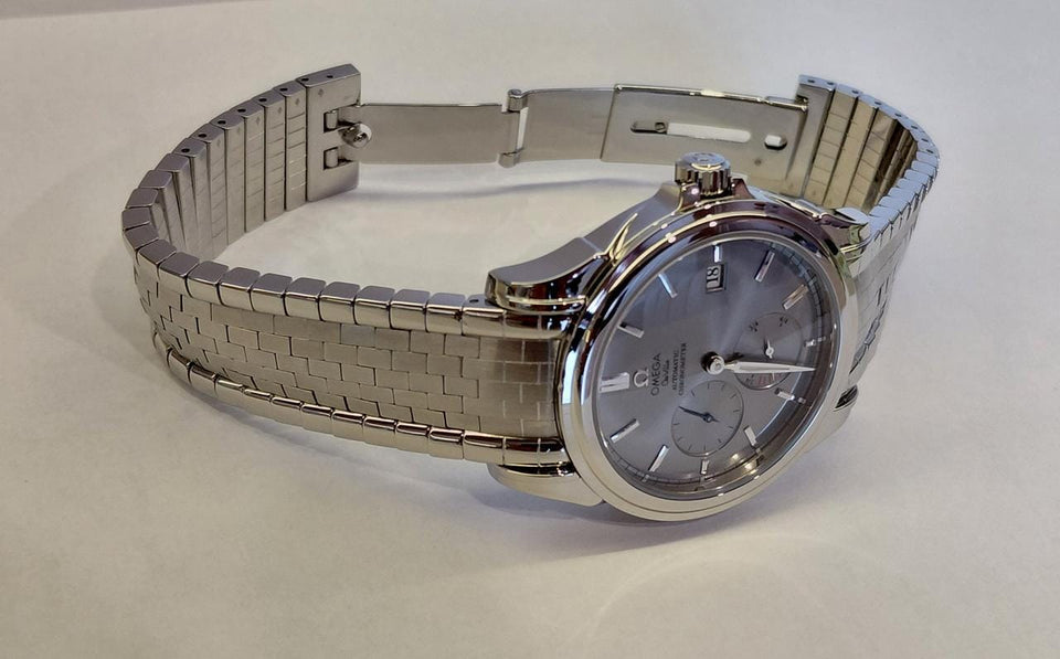 Omega De Ville Co-Axial Power Reserve NEW! Armadillo Bracelet