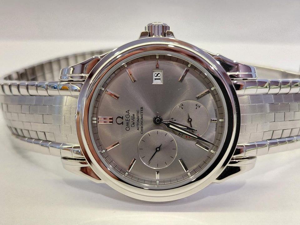 Omega De Ville Co-Axial Power Reserve NEW! Armadillo Bracelet