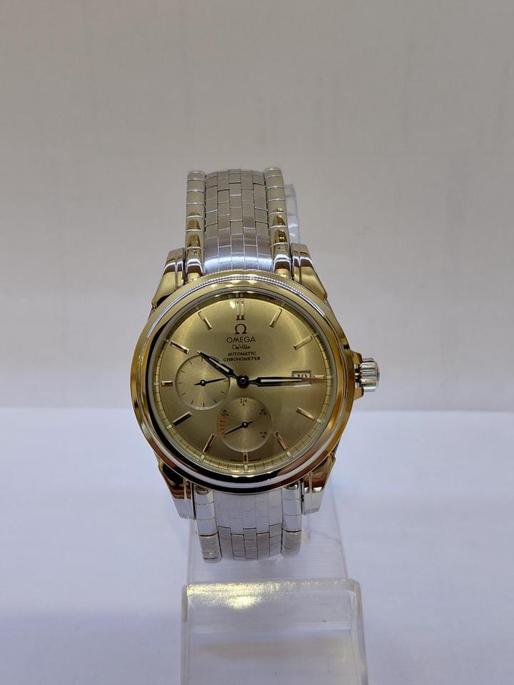 Omega De Ville Co-Axial Power Reserve NEW! Armadillo Bracelet