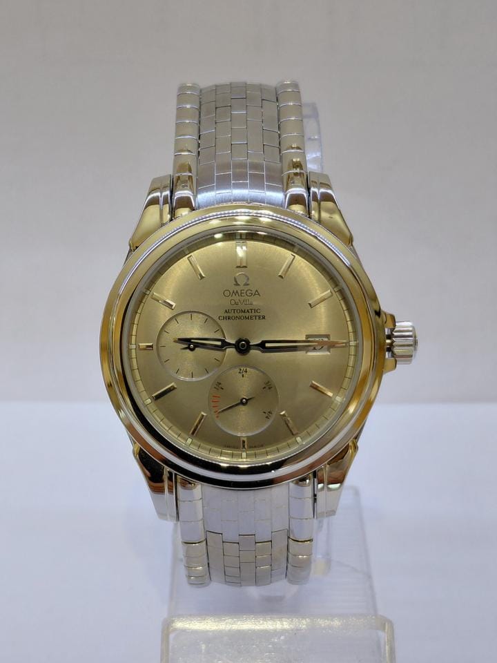 Omega De Ville Co-Axial Power Reserve NEW! Armadillo Bracelet