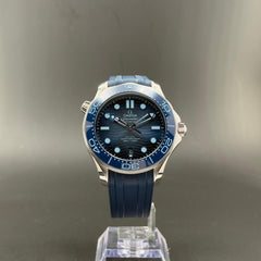 Omega Seamaster Diver 300 MCo-axial Summer Blue Seamaster New and Unworn II Fullset