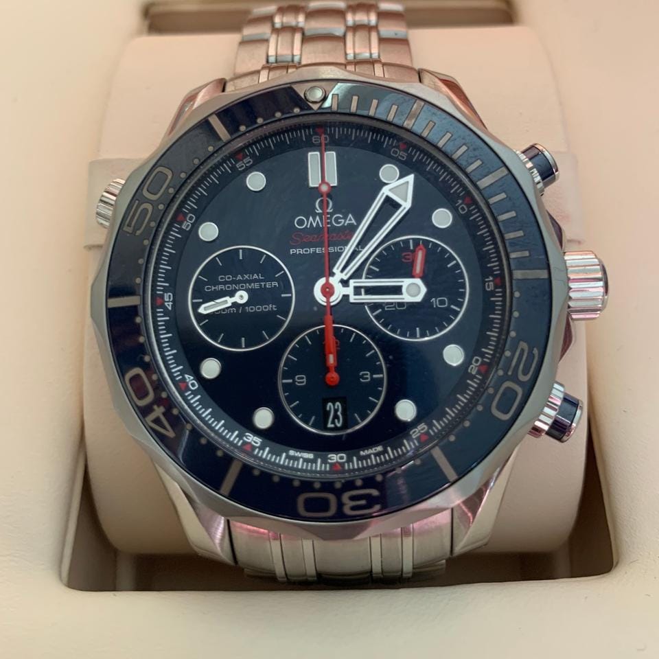 Omega Seamaster Diver 300 MChronograph Self winding chronograph.Calbre 3330