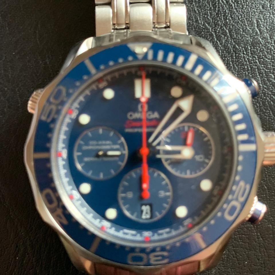 Omega Seamaster Diver 300 MChronograph Self winding chronograph.Calbre 3330